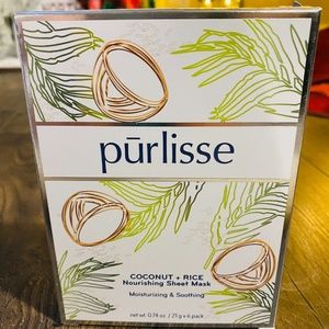 purlisse coconut rice sheet mask
